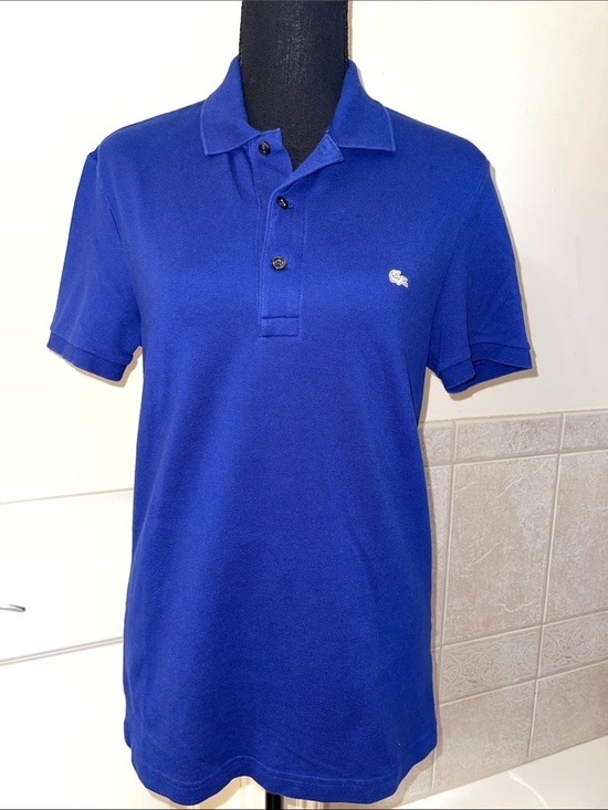 Lacoste Other - Lacoste Men's Cobalt Blue Slim Fit Small Short-Sleeve Polo